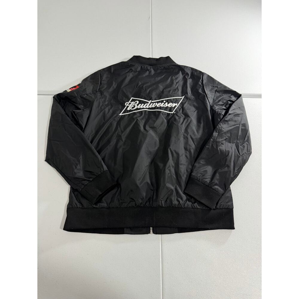 Budweiser Women’s Long Sleeve Windbreaker Jacket Size Large